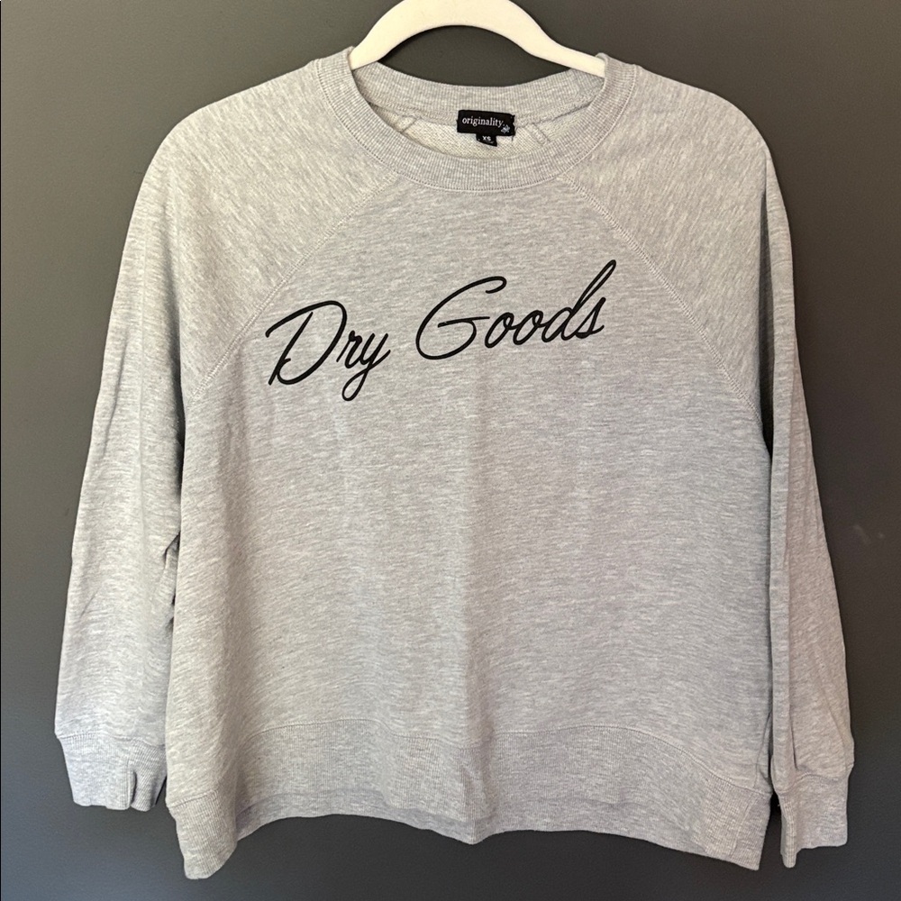 Dry Goods XS gray Sweatshirt